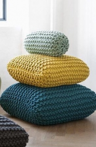 HAND KNIT PILLOW COVERS