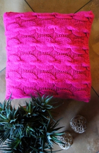 HAND KNIT PILLOW COVERS